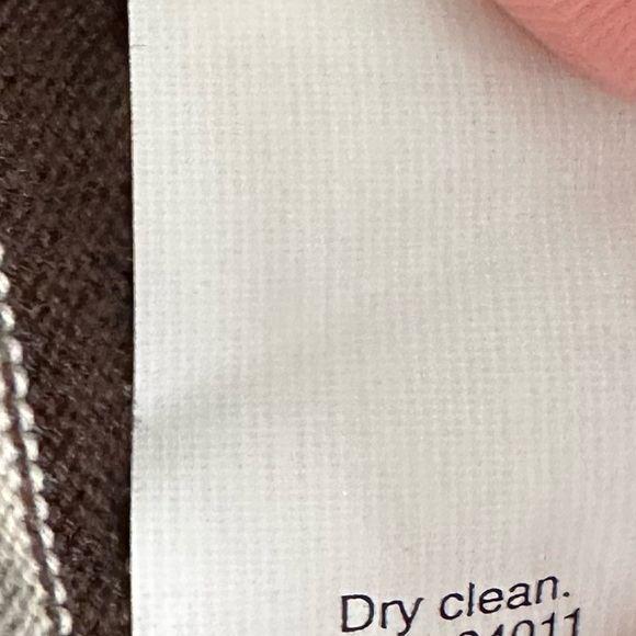 J. Crew Featherweight Chocolate Brown Ivory Cardigan Striped V Neck Cotton Large - Picture 13 of 15